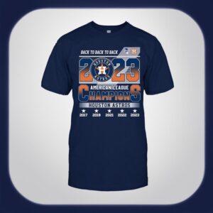 Back To Back To Back 2023 Houston Astros American League Champions Shirt