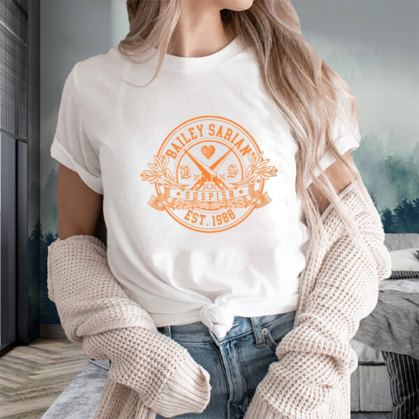 Bailey Sarian Library Crest Bone Suspish Est 1988 T-Shirts