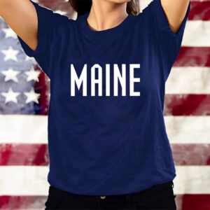 Boston Wearing Maine Warmup T-Shirts