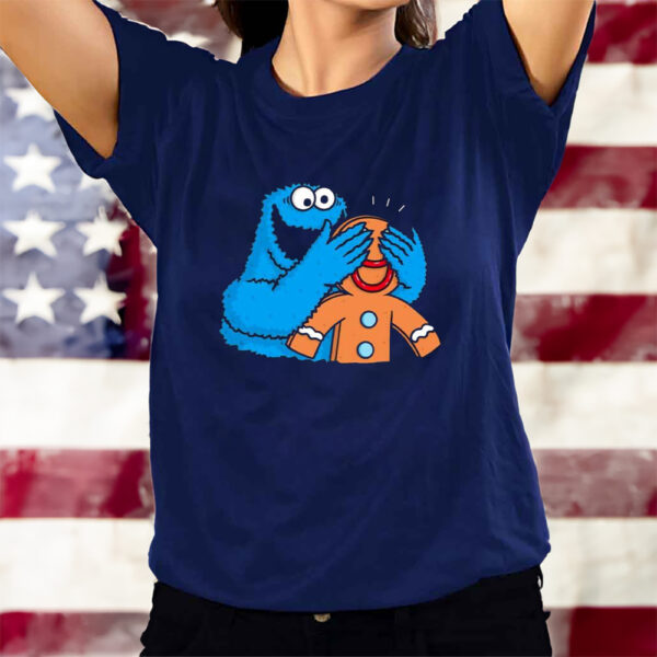 Cookie Monster Blindfold Gingerbread Sunny T-Shirts