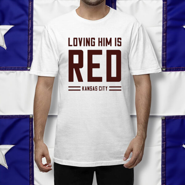 Grocery Loving Him Is Red Kansas City T-Shirt