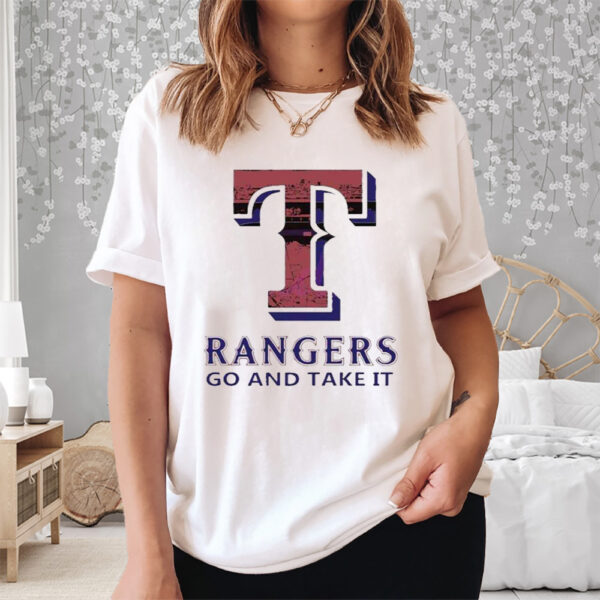 Logo Texas Rangers Go And Take It Shirt