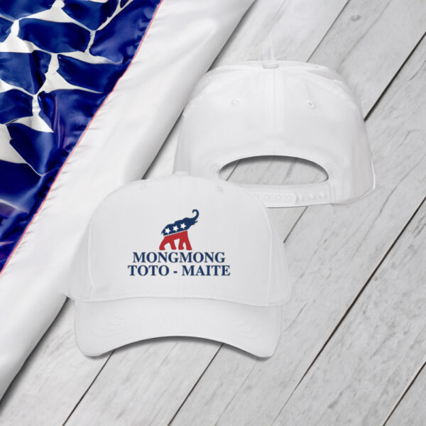 Mongmong Toto - Maite White Structured Adjustable Hats 2024