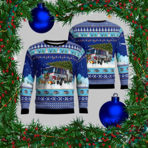 Polk County Fire Rescue Christmas AOP Ugly Sweater