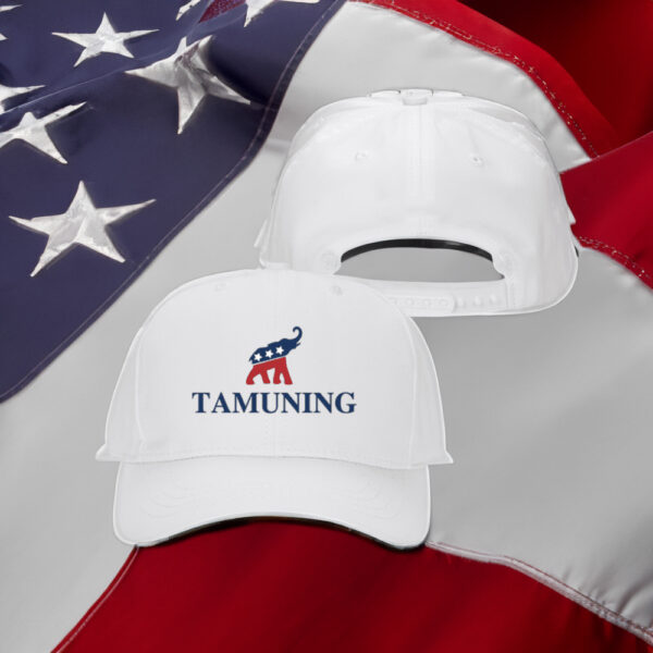 Tamuning White Structured Adjustable Hat