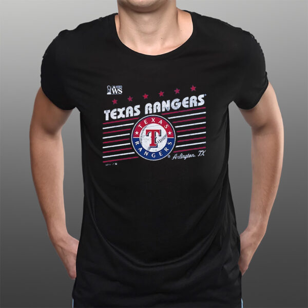 Texas Rangers Majestic Threads 2023 World Series Local Lines T-Shirts