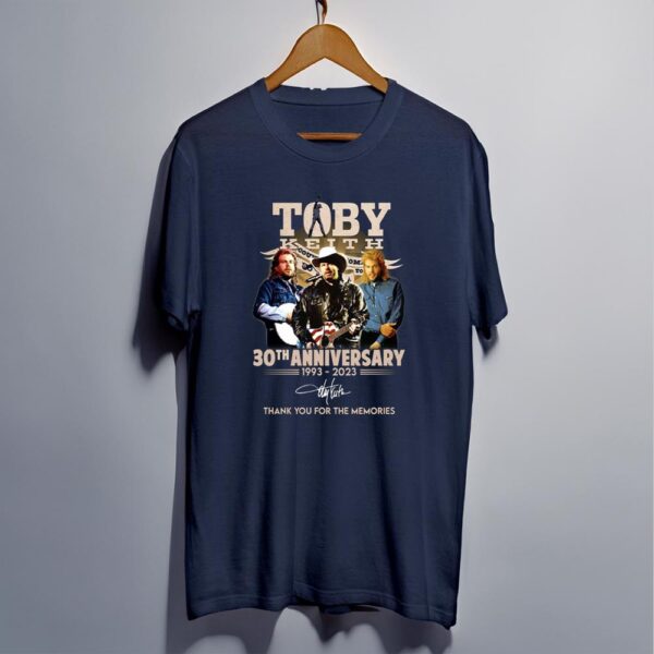 Toby Keith 30th Anniversary 1993 – 2023 Thank You For The Memories Shirts