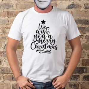 Christmas Men Women Family We Wish You a Merry Xmas Christmas Shirt-Women T-Shirt