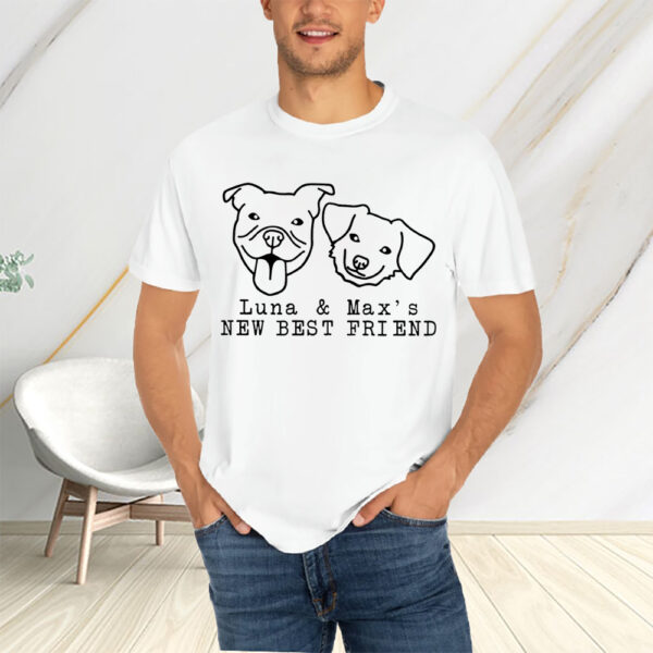 Dogs Face Luna And Max’s New Best Friend Classic T-Shirts