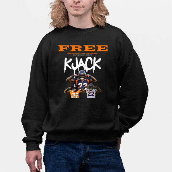 Free Kjack Serving 4 Games For Playing Football Shirt-Unisex T-Shirts