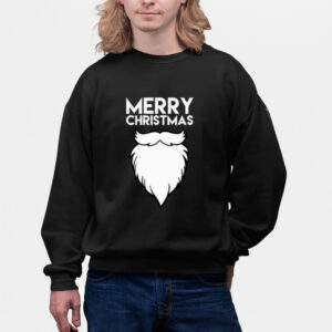 Merry Christmas Quote Santa's Beard Shirt-Unisex Sweat Shirtss