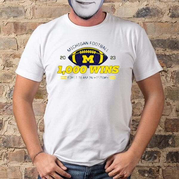 Michigan Football 1000 Wins Shirts