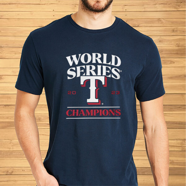 Rangers Branded 2023 World Series Champions 2023 Shirt