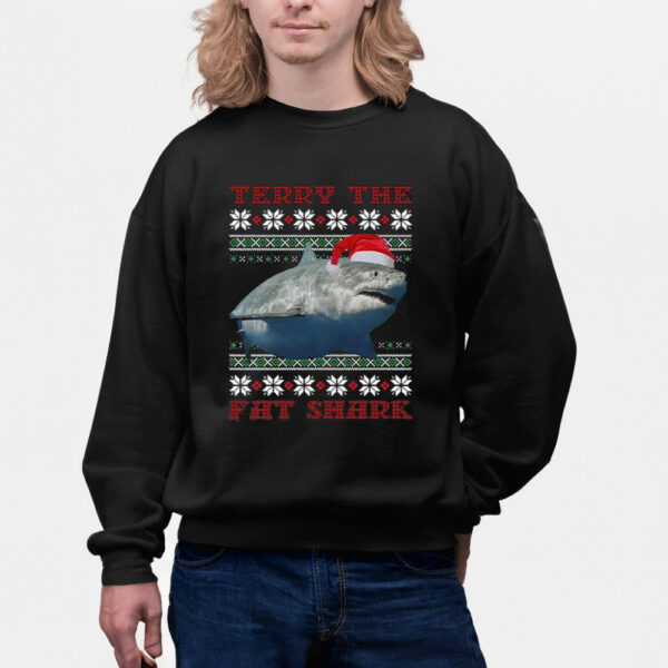 Terry The Fat Shark Christmas Sweatshirts