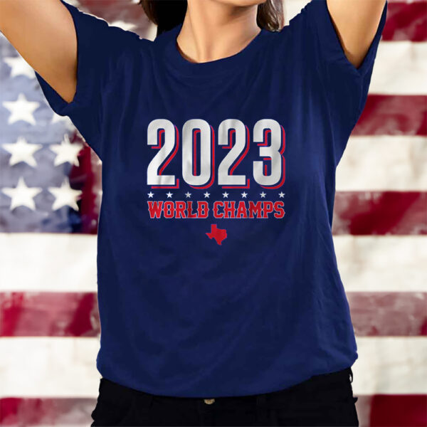 Texas World Champions Banner T-Shirts