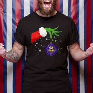 The Grinch Christmas Ornament Minnesota Vikings TShirt