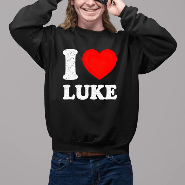 The Man I love Luke heart shirt2