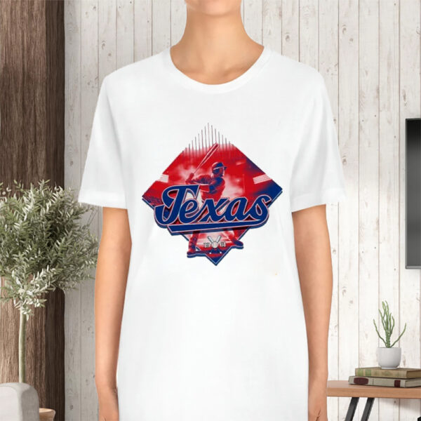 Trending Texas Baseball Diamond Design TShirt