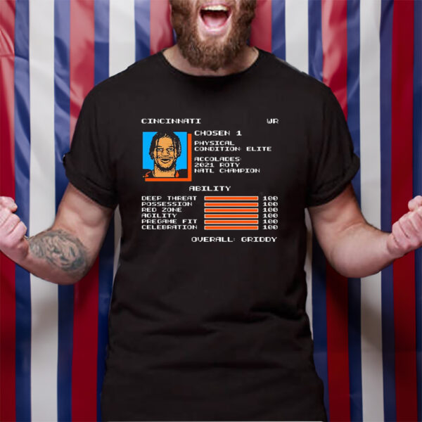 Video Game Rating Cincinnati Bengals Ja’marr TShirt