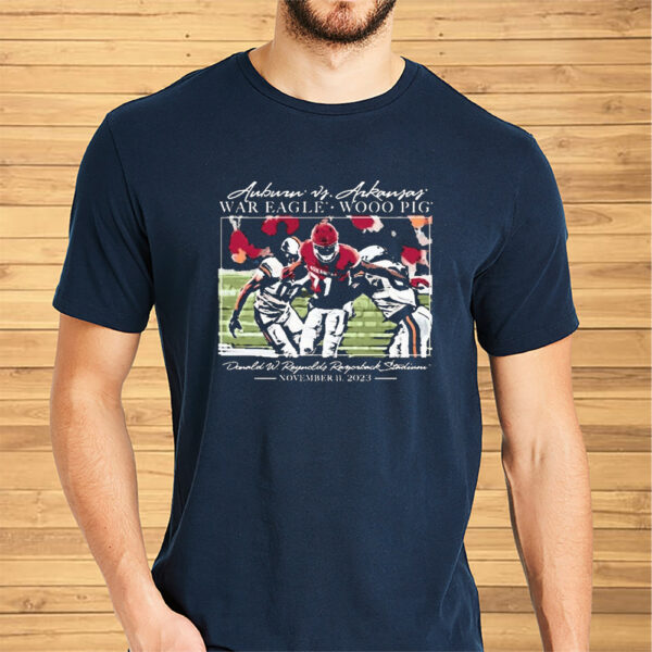 War Eagle Auburn Vs Wooo Pig Arkansas Game Day 2023 Shirt