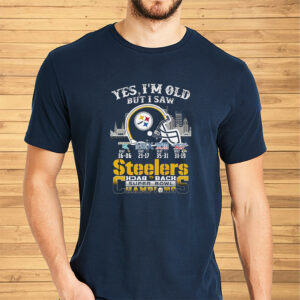 Yes I Am Old But I Saw Steelers Back 2 Back Superbowl Champions Shirt