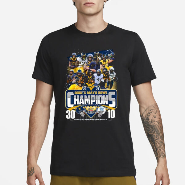 2023 Duke’s Mayo Bowl Champions T-Shirt2