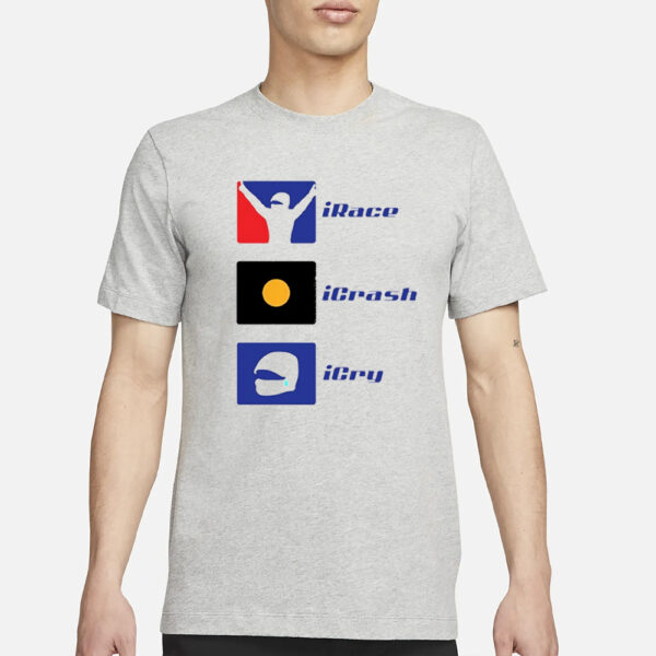 Basic Ollie Irace Icrash Icry T-Shirt3