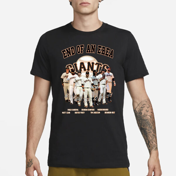 End Of An Era Giants Signature Shirt1