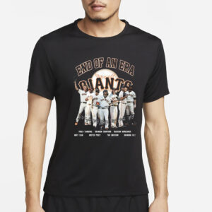 End Of An Era Giants Signature T-Shirt4