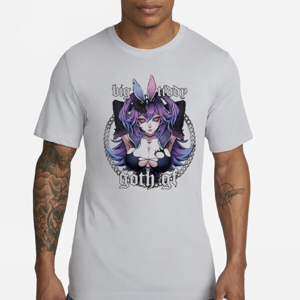 Fluffers Cottontailva Big Tiddy Goth Gf T-Shirt