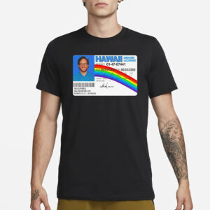 Jaelan Phillips Mike McDaniel Hawaii Driver License T-Shirt3