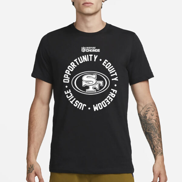 Justice Opportunity Equity Freedom T-Shirt1