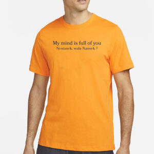 My Mind Is Full Of You Nestanek Wala Nansek T-Shirt1