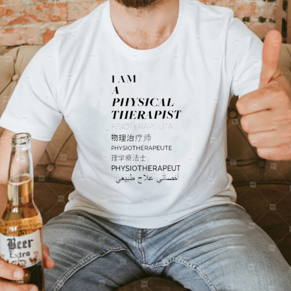 Official Wearfigs I Am A Physical Therapist Fisioterapeuta Shirt