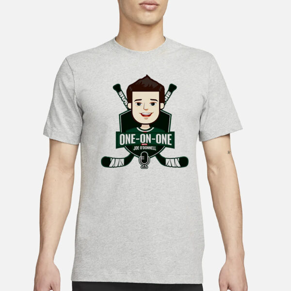 One on one with Joe O’Donnell Minnesota Wild hockey Shirt1