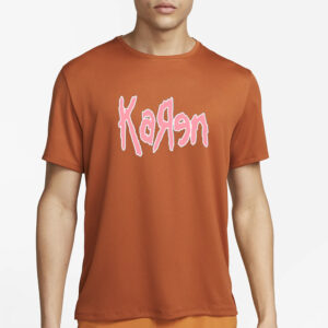 Rowan Wearing Korn Karen T-Shirt3