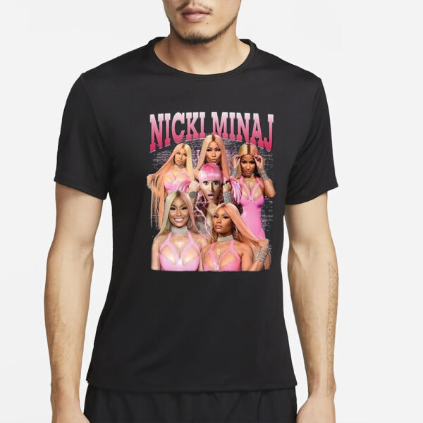 Vintage Inspirational Nicki Minaj Shirt Pink Friday 2 World Tour T-Shirt2