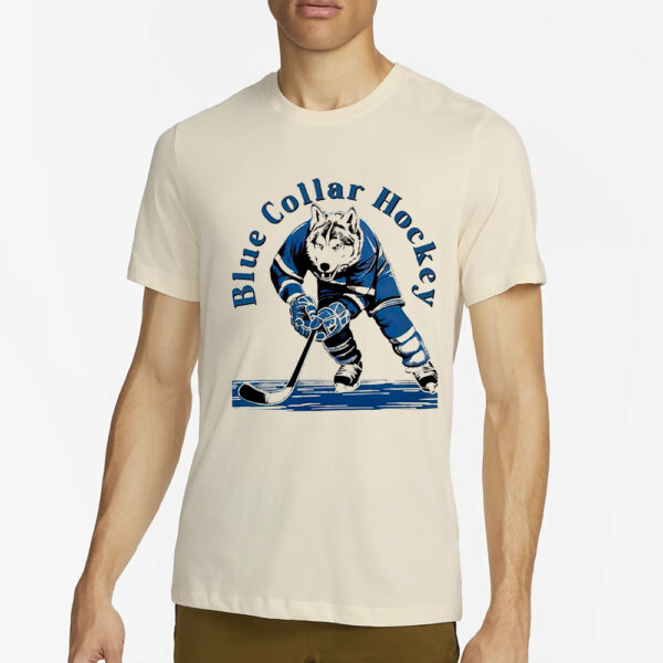 Wolf blue collar hockey shirt3