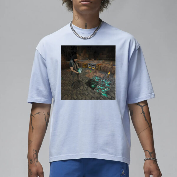 Yeat in minecraft and fortnite T-Shirt3