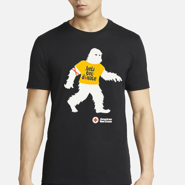 American Red Cross Yeti Set Donate T-Shirts