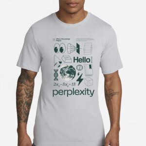 Aravind Srinivas Where Knowledge Begins Hello Perplexity T-Shirt