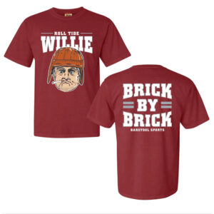 Barstool Roll Tide Willie Brick By Brick Shirt