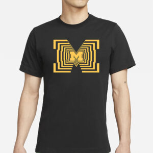 Blue & Maize Tunnel Michigan Wolverines T-Shirts