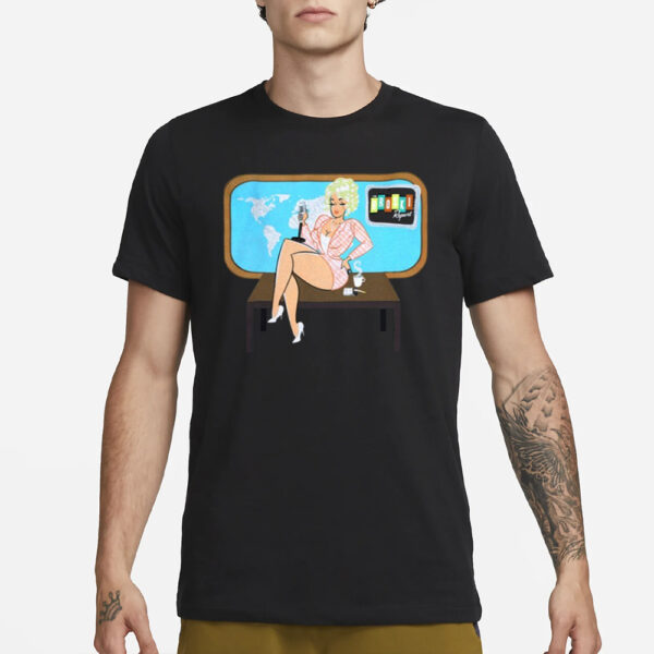 Broski News Watching T-Shirt3