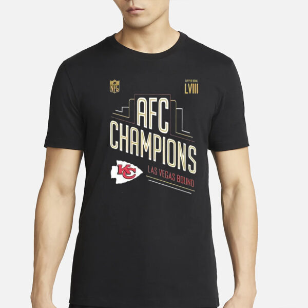 Chiefs AFC Championship Las Vegas Bound 2024 T-Shirt