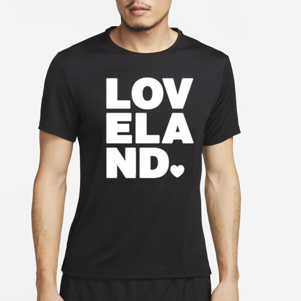 Cincyshirts Lov Ela Nd White Ink T-Shirt2