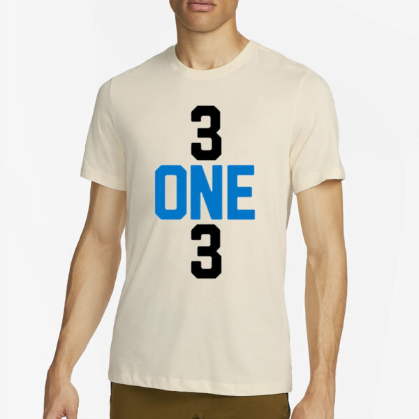 Detroit Lions Three One Three T-Shirt2