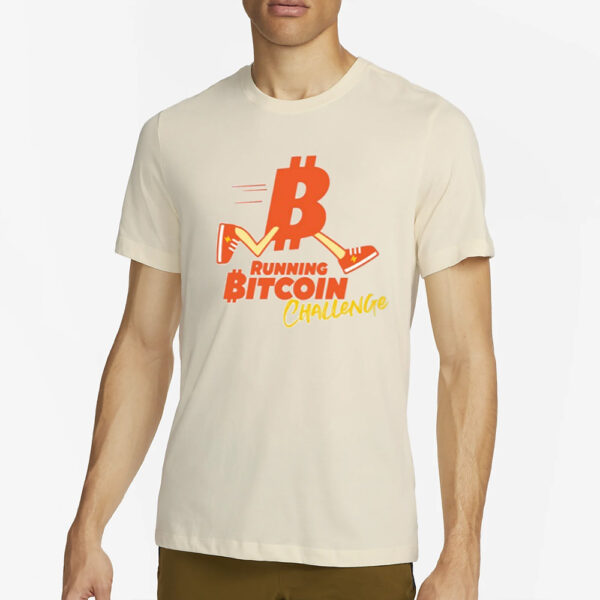 Fran Finney Running Bitcoin Challenge T-Shirt2