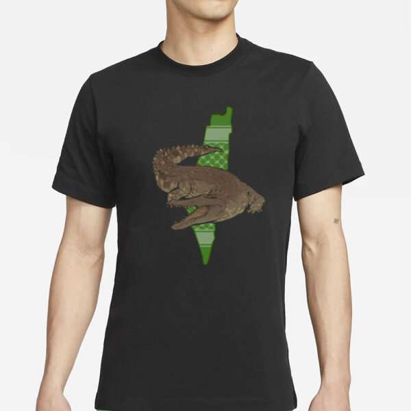 Gators Daily Palestinian Crocodile T-Shirt1