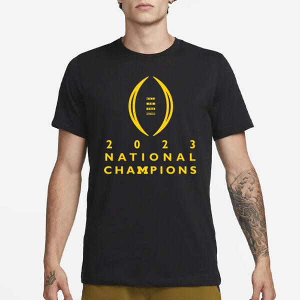 Hail to the Victors Michigan CFP National Championship T-Shirt1